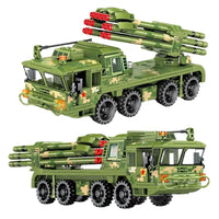 Thumbnail for Building Blocks Military WW2 PHL-03 Self Propelled Rocket Launcher Bricks Toys Construction Set Toys - 1