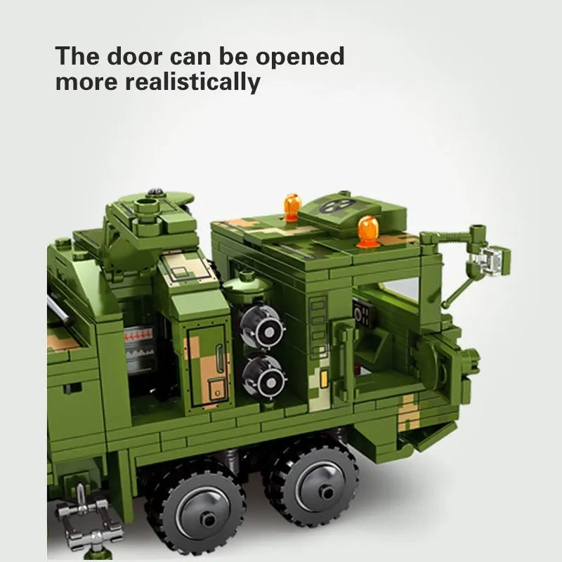 Building Blocks MOC Military WW2 HQ-9 Anti Aircraft Missile Bricks Toy Construction Set Toys - 3