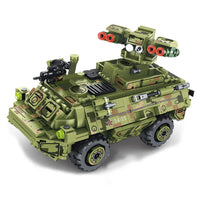 Thumbnail for Building Blocks Modern Military Red Arrow Missile Vehicle Bricks Toy Construction Set Toys - 4