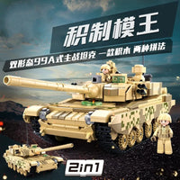 Thumbnail for Building Blocks Military MOC 99A MBT Main Battle Tank Kids Bricks Toys Construction Set Toys - 6