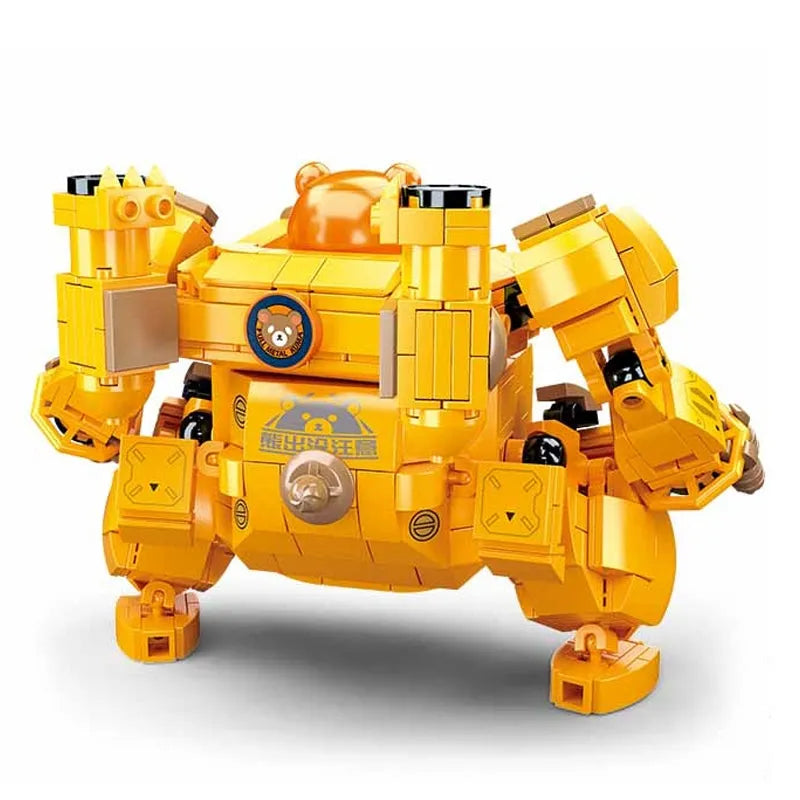Mecha Robot Building Model Kit, MOC Combat Humanoid Armed Mechanical Armor  Building Bricks Set, Action Figures Model (Compatible with Lego) (236