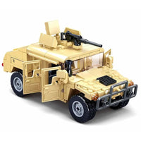 Thumbnail for Building Blocks MOC Military Armored Humvee H1 Off-Road Car Bricks Toy Construction Set Toys - 3