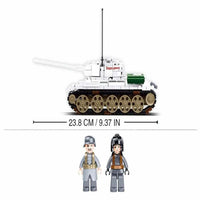 Thumbnail for Building Blocks MOC Military WW2 T34 Medium Battle Tank Bricks Toy Construction Set Toys - 3