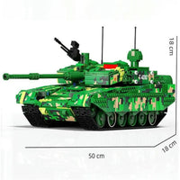 Thumbnail for Building Blocks Military MOC 99A WW2 Main Battle Tank Bricks Toys Construction Set Toys - 1