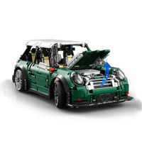 Thumbnail for Building Blocks MOC Motorized RC MINI Cooper S Sports Car Bricks Toys T5025A Construction Set Toys - 3