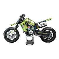 Thumbnail for Building Blocks MOC Off-Road Kawasaki KX450 Motocross Bricks Toy T3033 Construction Set Toys - 5