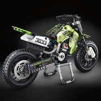 Thumbnail for Building Blocks MOC Off-Road Kawasaki KX450 Motocross Bricks Toy T3033 Construction Set Toys - 3