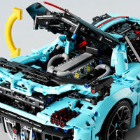 Thumbnail for Building Blocks MOC RC Motorized Hong Qi S9 Racing Car Bricks Toy T5011 Construction Set Toys - 5