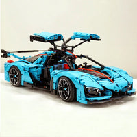 Thumbnail for Building Blocks MOC RC Motorized Hong Qi S9 Racing Car Bricks Toy T5011 Construction Set Toys - 1