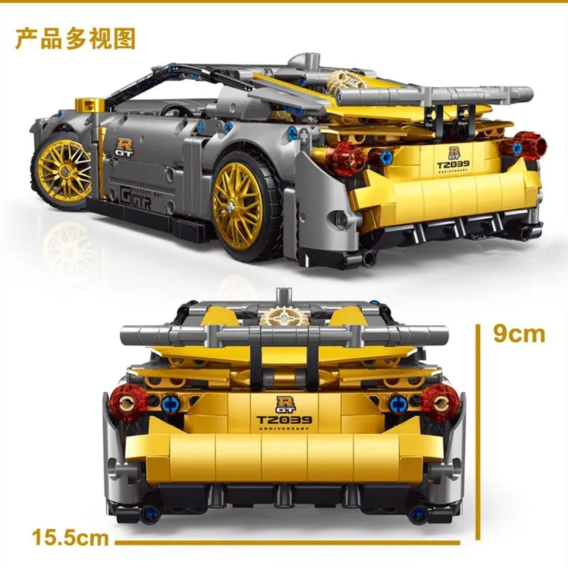 Building Blocks MOC T2039 Super Racing Sports Car Bricks Toy Construction Set Toys - 6