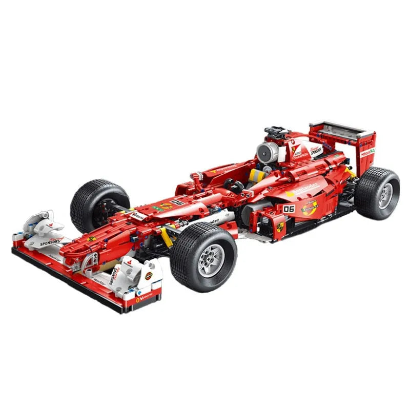 Building Blocks MOC T5006 RC F1 Formula Racing Sports Car Bricks Toys Construction Set Toys - 1