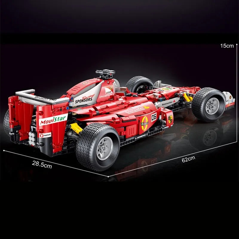 Building Blocks MOC T5006 RC F1 Formula Racing Sports Car Bricks Toys Construction Set Toys - 8