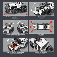 Thumbnail for Building Blocks MOC T5020B Tech LAND CRUISER Off-Road Truck Bricks Toy Construction Set Toys - 8