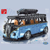 Thumbnail for Building Blocks MOC T5022A Tech Motorized RC Camper Bus Van Bricks Toy Construction Set Toys - 2