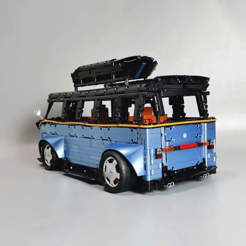 Building Blocks MOC T5022A Tech Motorized RC Camper Bus Van Bricks Toy Construction Set Toys - 16