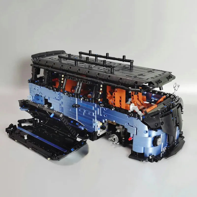 Building Blocks MOC T5022A Tech Motorized RC Camper Bus Van Bricks Toy Construction Set Toys - 14