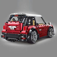 Thumbnail for Building Blocks MOC T5025B Motorized RC MINI Cooper S Sports Car Bricks Toy Construction Set Toys - 4