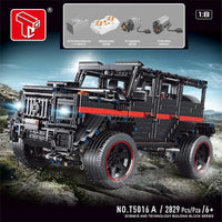 Thumbnail for Building Blocks MOC Tech RC Off-Road SUV King Kong Barbie Bricks Toy T5016A Construction Set Toys - 6