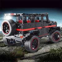 Thumbnail for Building Blocks MOC Tech RC Off-Road SUV King Kong Barbie Bricks Toy T5016A Construction Set Toys - 7