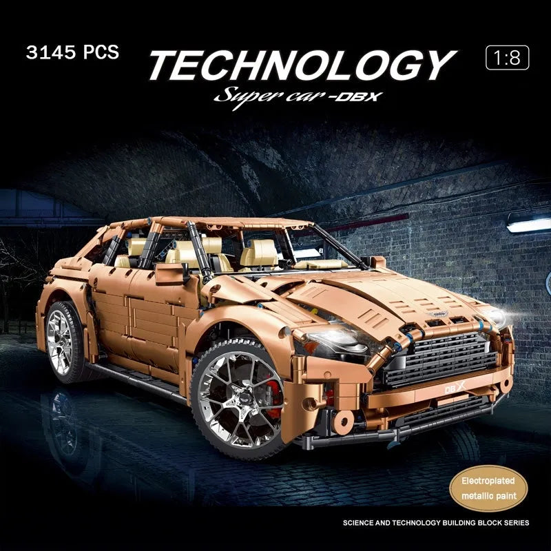 Building Blocks Tech MOC Aston Martin DBX Racing Car Bricks Toys T5024A Construction Set Toys - 2