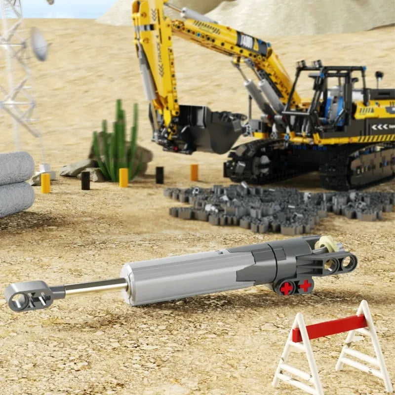 Building Blocks Tech MOC RC Motorized Excavator Truck Bricks Toys T4001 Construction Set Toys - 6