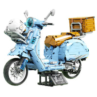 Thumbnail for Building Blocks Tech MOC T4025B Vespa Classic 300 Motorcycle Bricks Toys Construction Set Toys - 1