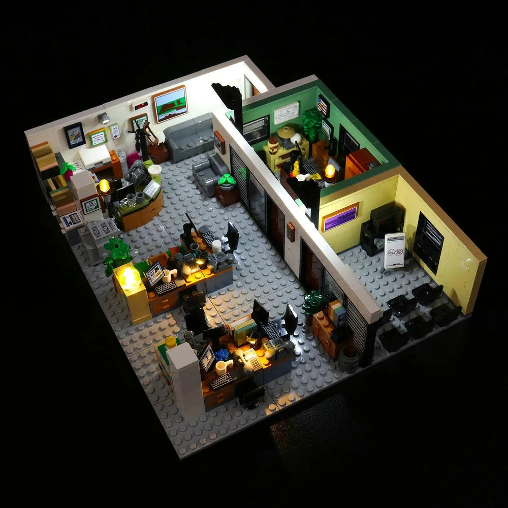 Lights Set DIY LED Light For Ideas 21336 The Office Building Construction Set Toys - 8