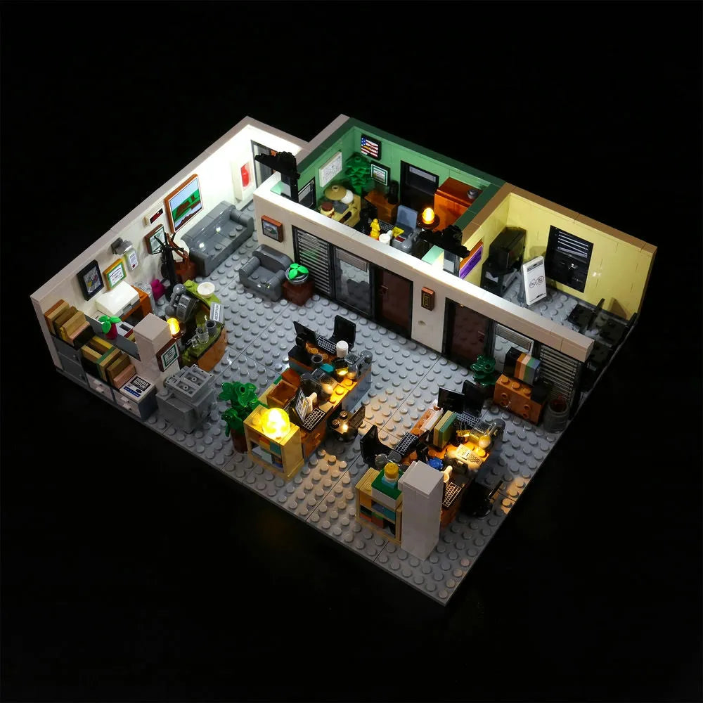 Lights Set DIY LED Light For Ideas 21336 The Office Building Construction Set Toys - 7