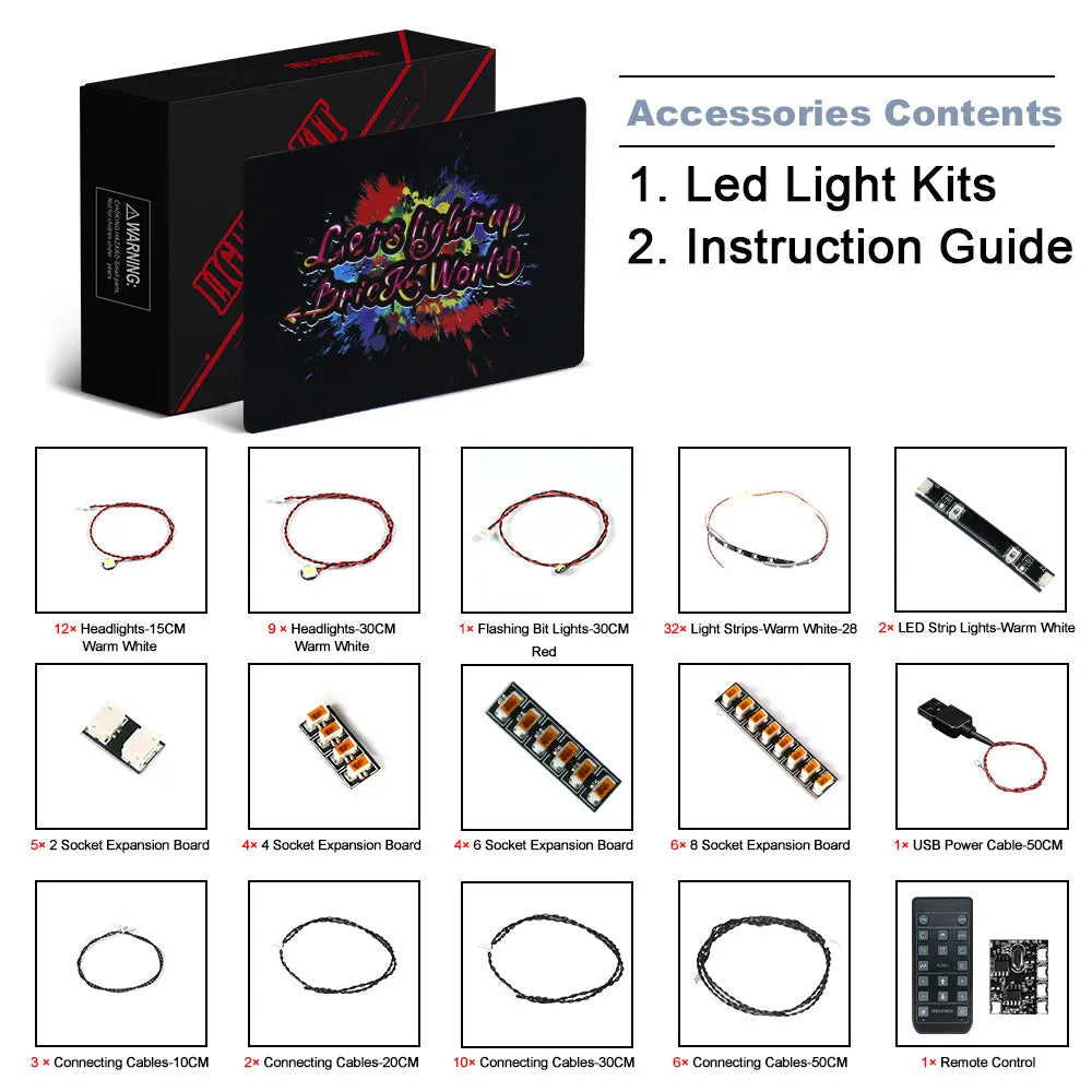 Lights Set DIY LED Light Kit For Creator 10307 The Eiffel Tower Construction Set Toys - 13