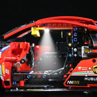 Thumbnail for Lights Set DIY LED Lighting Set For 42125 Ferrari 488 GTE Construction Set Toys - 6