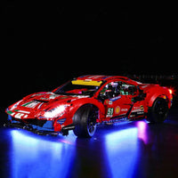 Thumbnail for Lights Set DIY LED Lighting Set For 42125 Ferrari 488 GTE Construction Set Toys - 4