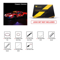 Thumbnail for Lights Set DIY LED Lighting Set For 42125 Ferrari 488 GTE Construction Set Toys - 8