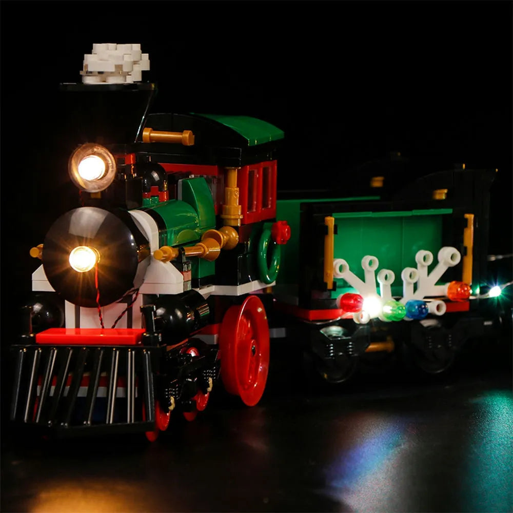 Lights Set DIY LED Lights For 10254 Winter Holiday Train Construction Set Toys - 2