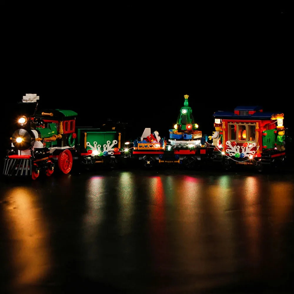 Lights Set DIY LED Lights For 10254 Winter Holiday Train Construction Set Toys - 4