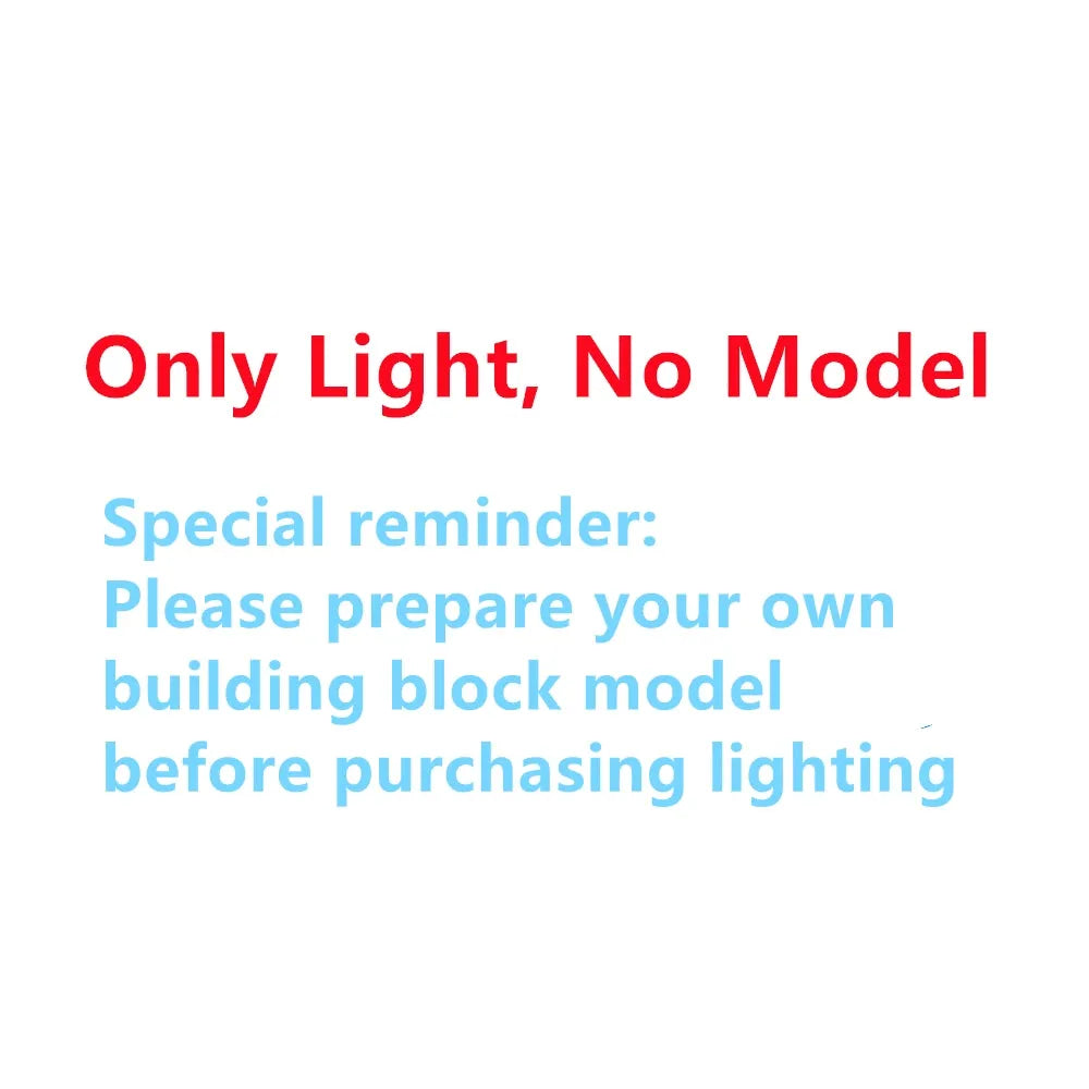 Lights Set DIY LED Lights For 10254 Winter Holiday Train Construction Set Toys - 3