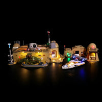 Thumbnail for Lights Set DIY LED Lights For 75290 Mos Eisley Cantina Construction Set Toys - 5