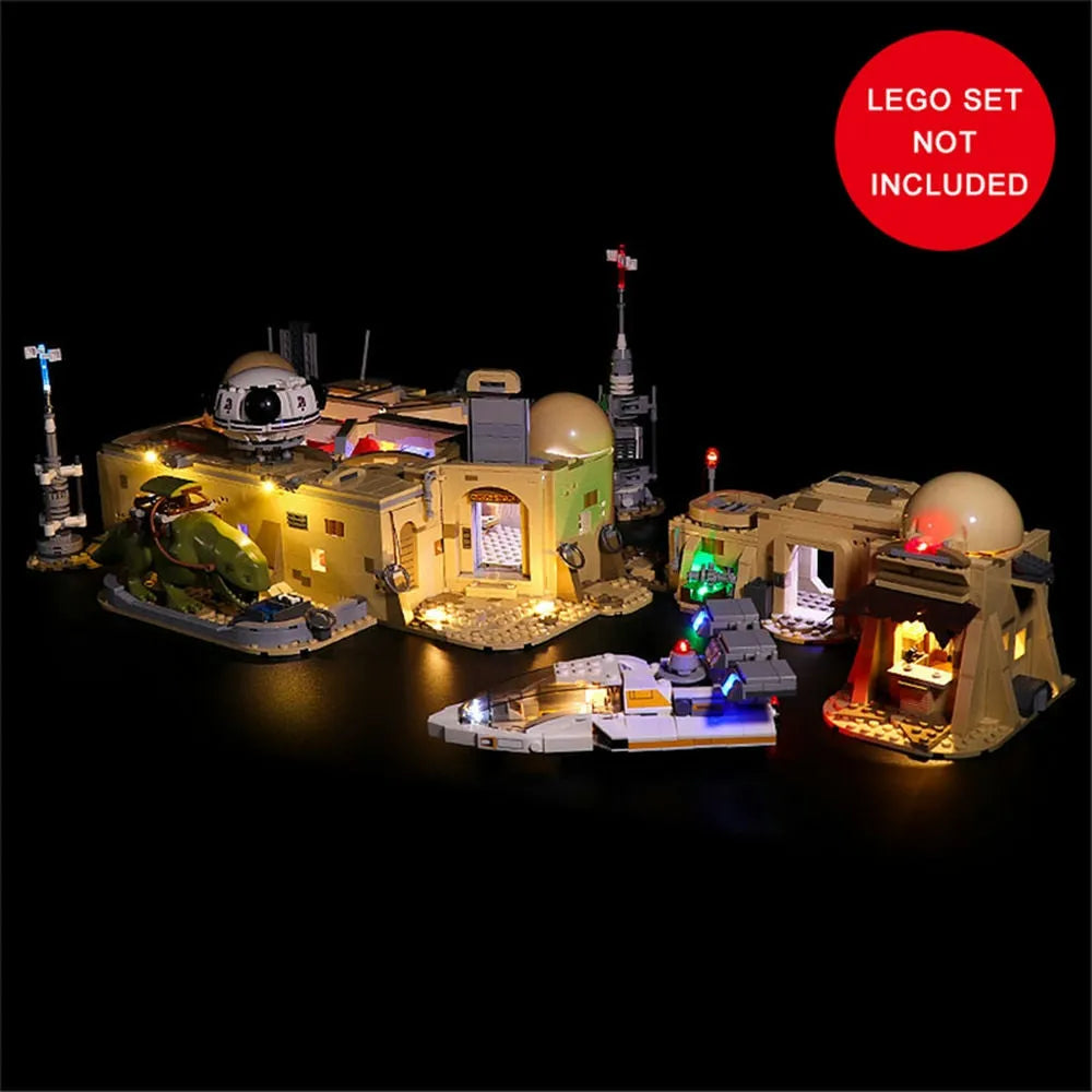 Lights Set DIY LED Lights For 75290 Mos Eisley Cantina Construction Set Toys - 8