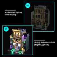 Thumbnail for Lights Set DIY LED Lights Kit For Creator 10278 The Police Station Construction Set Toys - 7