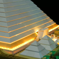 Thumbnail for Lights Set DIY LED Lights Kit For Ideas 21058 The Great Pyramid Construction Set Toys - 7