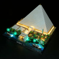 Thumbnail for Lights Set DIY LED Lights Kit For Ideas 21058 The Great Pyramid Construction Set Toys - 5