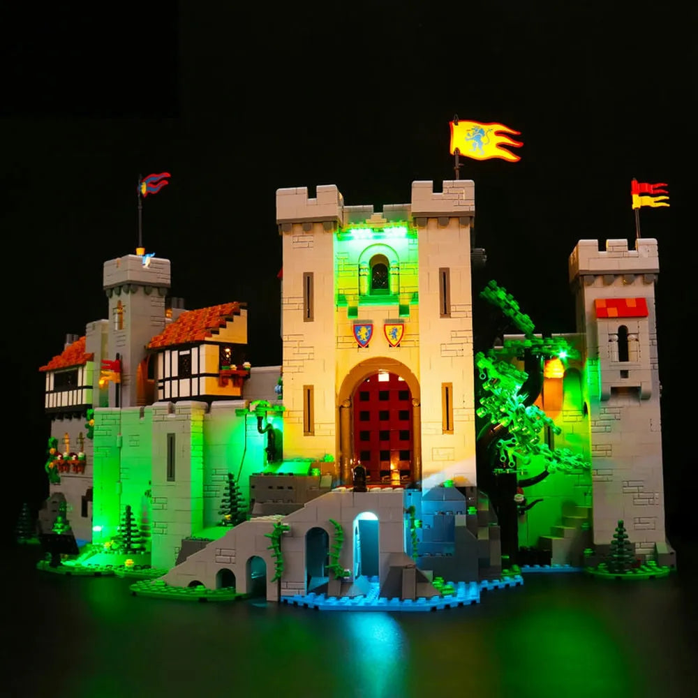 Lights Set DIY LED Lights Set For 10305 Lion Knight Castle Construction Set Toys - 1