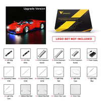 Thumbnail for Lights Set DIY LED Lights Set For 42143 Ferrari Daytona SP3 Construction Set Toys - 12