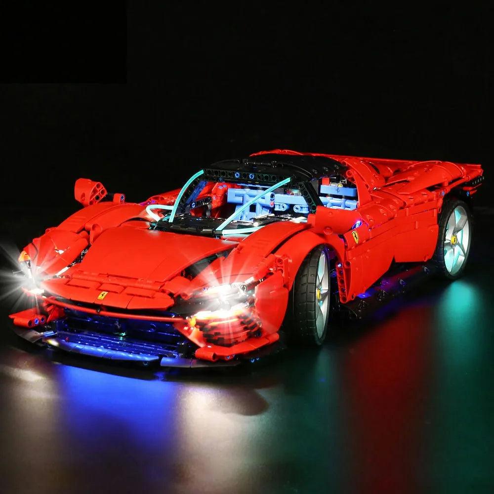 Lights Set DIY LED Lights Set For 42143 Ferrari Daytona SP3 Construction Set Toys - 1