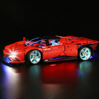 Thumbnail for Lights Set DIY LED Lights Set For 42143 Ferrari Daytona SP3 Construction Set Toys - 5