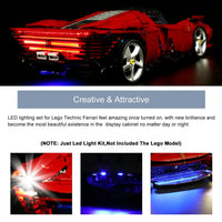 Thumbnail for Lights Set DIY LED Lights Set For 42143 Ferrari Daytona SP3 Construction Set Toys - 10