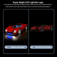 Thumbnail for Lights Set DIY LED Lights Set For 42143 Ferrari Daytona SP3 Construction Set Toys - 2