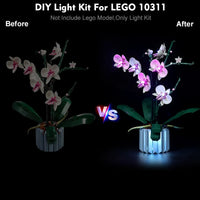 Thumbnail for Lights Set DIY LED Lights Set For Ideas 10311 Orchid Plant Construction Set Toys - 6