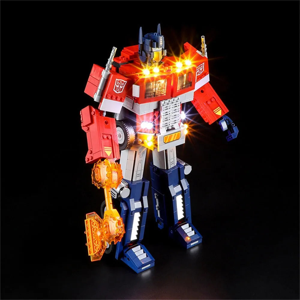 Lights Set DIY Lights Set For Ideas 10302 Optimus Prime Autobot Construction Set Toys - 10