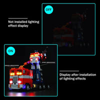 Thumbnail for Lights Set DIY Lights Set For Ideas 10302 Optimus Prime Autobot Construction Set Toys - 4