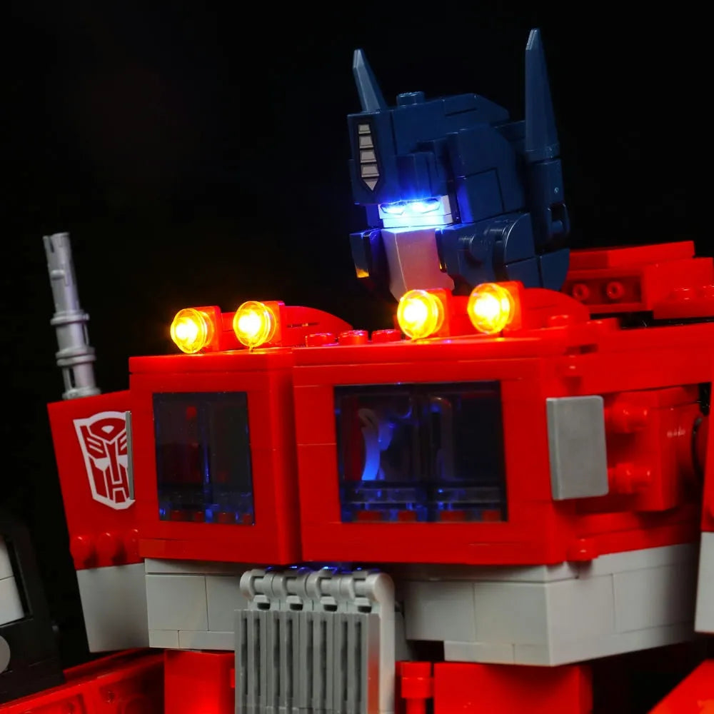 Lights Set DIY Lights Set For Ideas 10302 Optimus Prime Autobot Construction Set Toys - 5